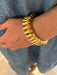 Tank Bracelet Gay Frères 18 Carat Yellow Gold 58 Facettes BS181