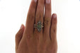 Ring Emeralds Diamonds Ring 58 Facettes 5508v
