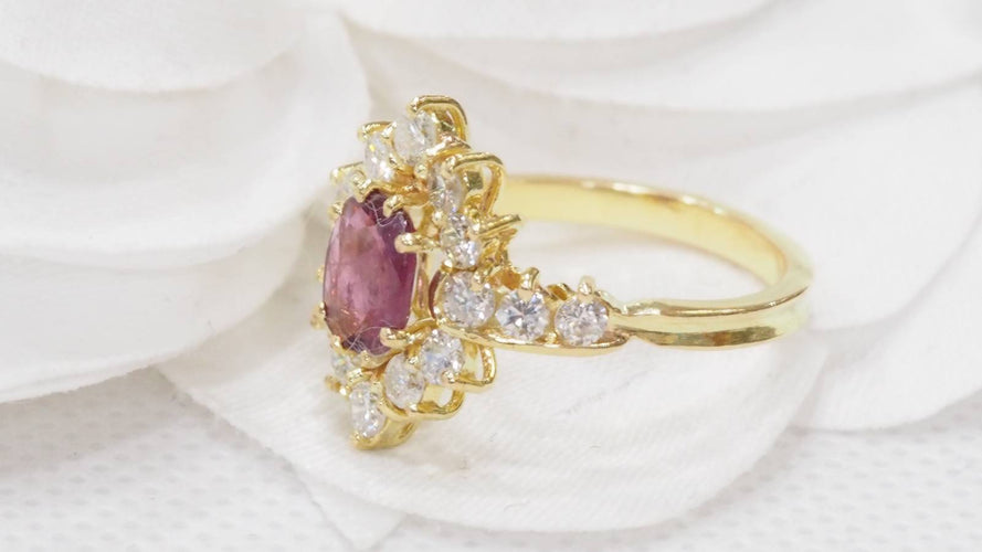 Bague 53 Bague Or jaune Rubis et Diamants 58 Facettes 29671