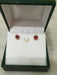 Ruby and Yellow Gold Stud Earrings 58 Facettes