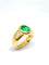 Bague Bague Or jaune Emeraude  Diamants 58 Facettes