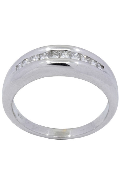 Bague DEMI-ALLIANCE DIAMANTS 58 Facettes 047361