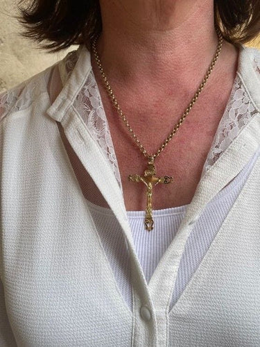 Pendentif CROIX ANCIENNE 58 Facettes 055931