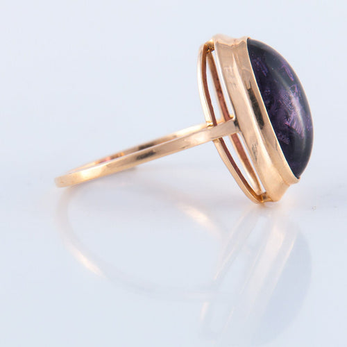 Bague 58 Bague Améthyste cabochon 58 Facettes JE4