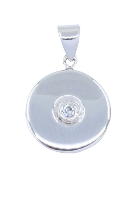 Pendentif PENDENTIF PLAQUE ROND DIAMANT 58 Facettes 055151