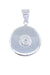 Pendentif PENDENTIF PLAQUE ROND DIAMANT 58 Facettes 055151