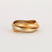 54 CARTIER ring - Trinity 3 gold ring 58 Facettes