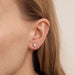 Boucles d'oreilles Boucles d'oreilles en or gris, diamants 58 Facettes