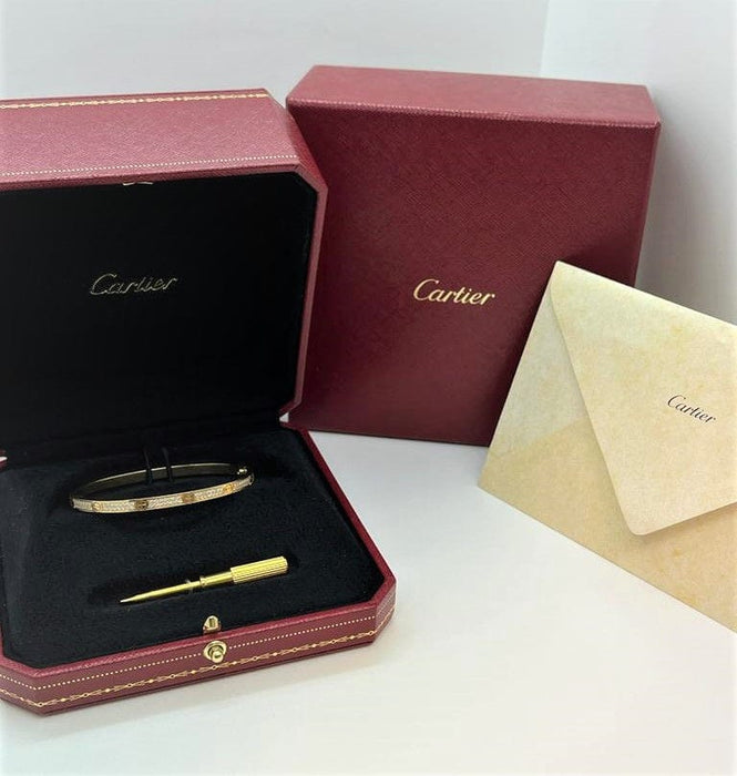 Bracelet Bracelet Cartier "Love" Pavé Diamants PM 58 Facettes 20400000463