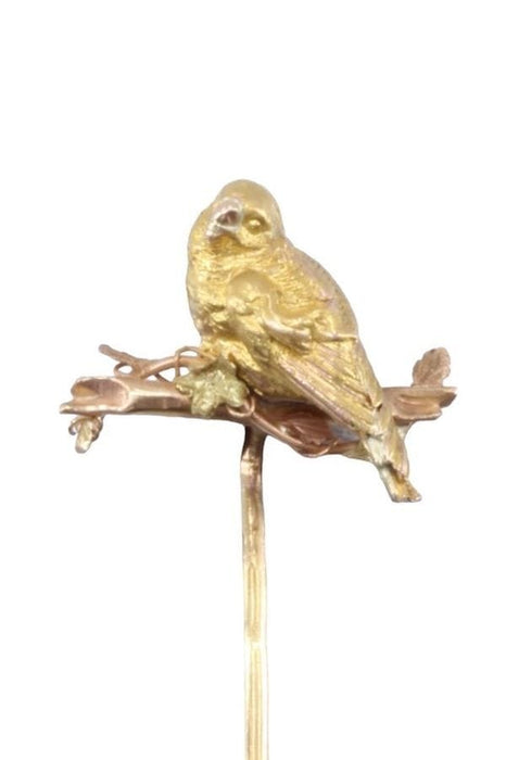 Broche ÉPINGLE ANCIENNE OISEAU 58 Facettes 068821