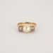 Ring 61 2 gold ring Pearl Diamonds 58 Facettes EL2-50