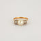 Bague 61 Bague 2 ors Perle Diamants 58 Facettes EL2-50