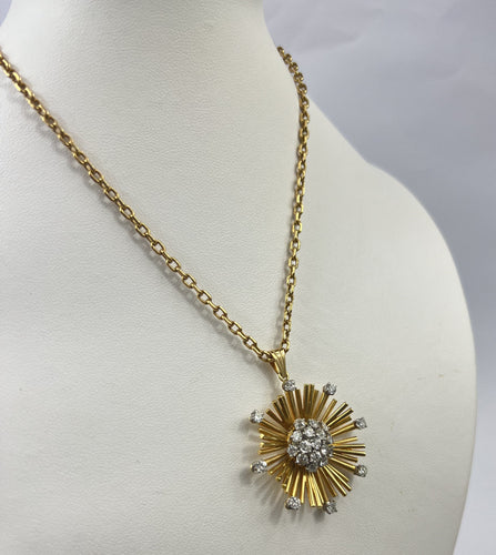 Collier Collier Or Platine et Pendentif Diamants 58 Facettes 20400000779/780