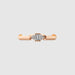55 GUCCI Ring - LINK TO LOVE RING WITH DIAMONDS 58 Facettes YBC744971001015