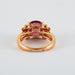 Ring 53 Pink Tourmaline Ribbon Ring Diamonds 58 Facettes 2.75