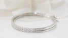 Hoop Earrings In White Gold And Diamonds 58 Facettes 31740