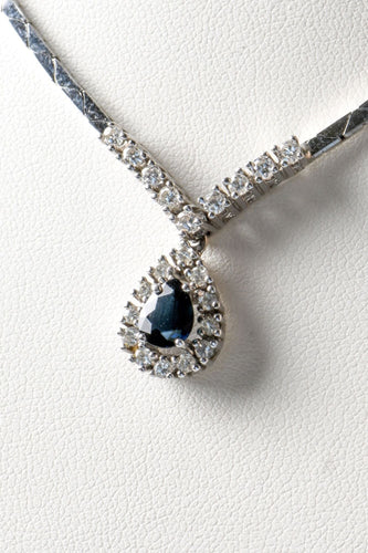 Collier Parure diamants et saphirs 58 Facettes CLDSABODSAOC56-1