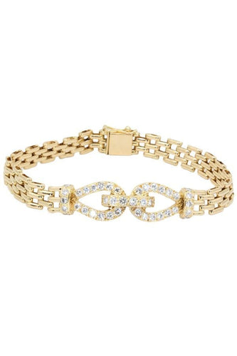 Bracelet BRACELET MODERNE DIAMANTS 58 Facettes 051621