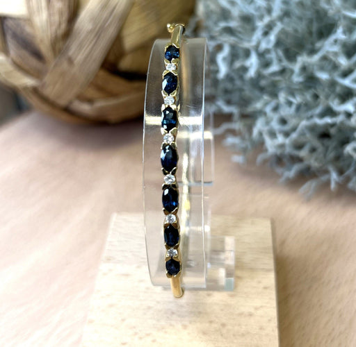 Bracelet Bracelet Rigide Saphirs Diamants 58 Facettes 20400000429