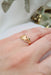 Ring 53 Heart ring in yellow gold 58 Facettes 262