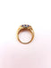 Ring 50 Yellow gold and sapphire bangle ring 58 Facettes GG19-PAV.S