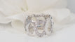 Bague 57 Bague collection C Cartier Or blanc Diamants 58 Facettes 32212