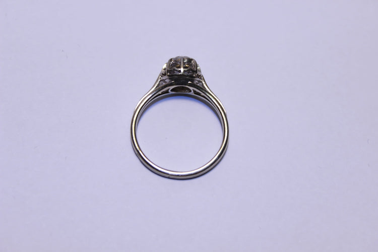 Bague 54 Bague solitaire Diamant 0.26ct 58 Facettes
