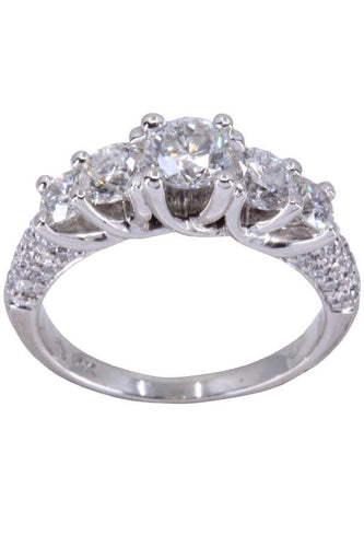 bague 53 BAGUE JARRETIÈRE MODERNE DIAMANTS 58 Facettes 079841