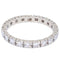 Bague 60 Alliance Or blanc Diamants 58 Facettes 077111