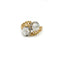 Bague Bague Toi & Moi Platine diamants 58 Facettes 230234R