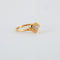 Bague 55 Bague coeur or jaune  diamants 58 Facettes