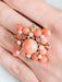 Coral Cabochon Ring Ring 58 Facettes
