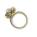 Ring Art Deco design ring from the period 1930-1935 in 18 kt gold with diamonds 58 Facettes Q754A