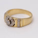 Ring 58 18k gold ring with diamonds 58 Facettes E359285