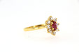 Ring MARGUERITE RUBY RING 58 Facettes 5932d