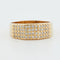 Bague 57 Bague Or jaune Diamants 58 Facettes REF 11022/16