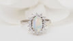 Bague 47 Bague marguerite opale diamants 58 Facettes 32357
