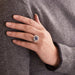 Ring 52 Marguerite Sapphire Diamond Ring 58 Facettes