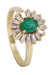 Ring MARGUERITE EMERALD DIAMOND RING 58 Facettes 076151