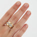 Ring 55 Ring 2 Gold Diamonds 58 Facettes REF 3053/19