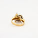 Ring 50 Horseshoe ring, in yellow gold, diamonds 58 Facettes