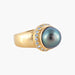 Ring 60 Tahitian pearl & diamond ring 58 Facettes 466