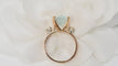 Bague 55.5 Bague vintage en or jaune, aigue marine et diamants 58 Facettes 30670