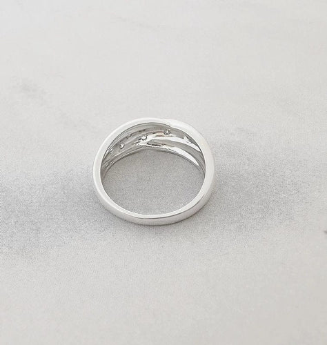 Bague 50.5 Bague Moderne en Or blanc & Diamants 58 Facettes AA 1461