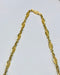 Long necklace yellow gold filigree mesh necklace 58 Facettes