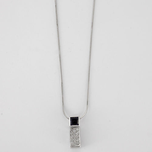 Collier Collier pendentif géométrique Améthyste Diamants 58 Facettes EL2-02