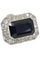 Bague 56 BAGUE ART DÉCO SAPHIR ET DIAMANTS 58 Facettes 054151