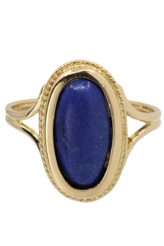 Bague MARQUISE NAPOLÉON III LAPIS LAZULI 58 Facettes 041911