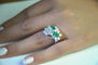 Bague 54 Bague Emeraudes Diamants 58 Facettes