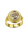 Bague Bague or jaune et pièce antique grecque 58 Facettes